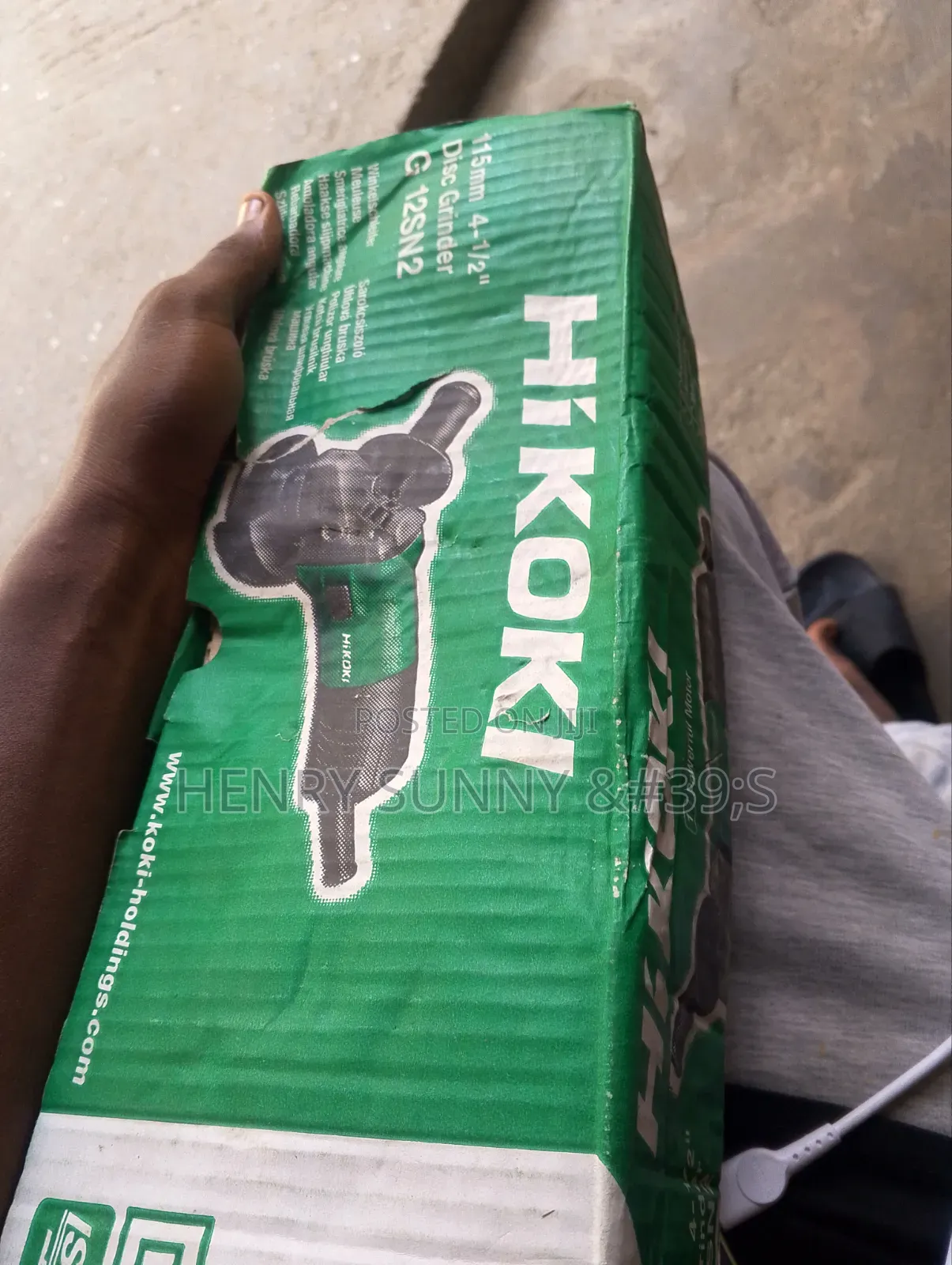 Angle Grinder Machine Hikoki Product