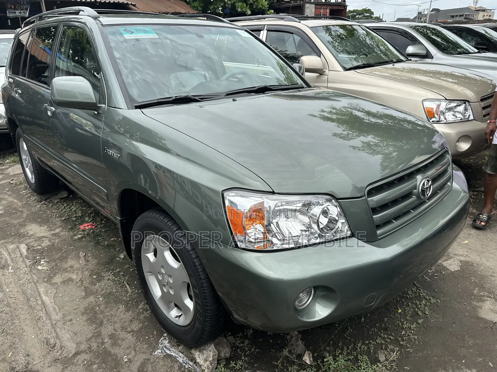 Toyota Highlander Limited V6 4x4 2007 Green