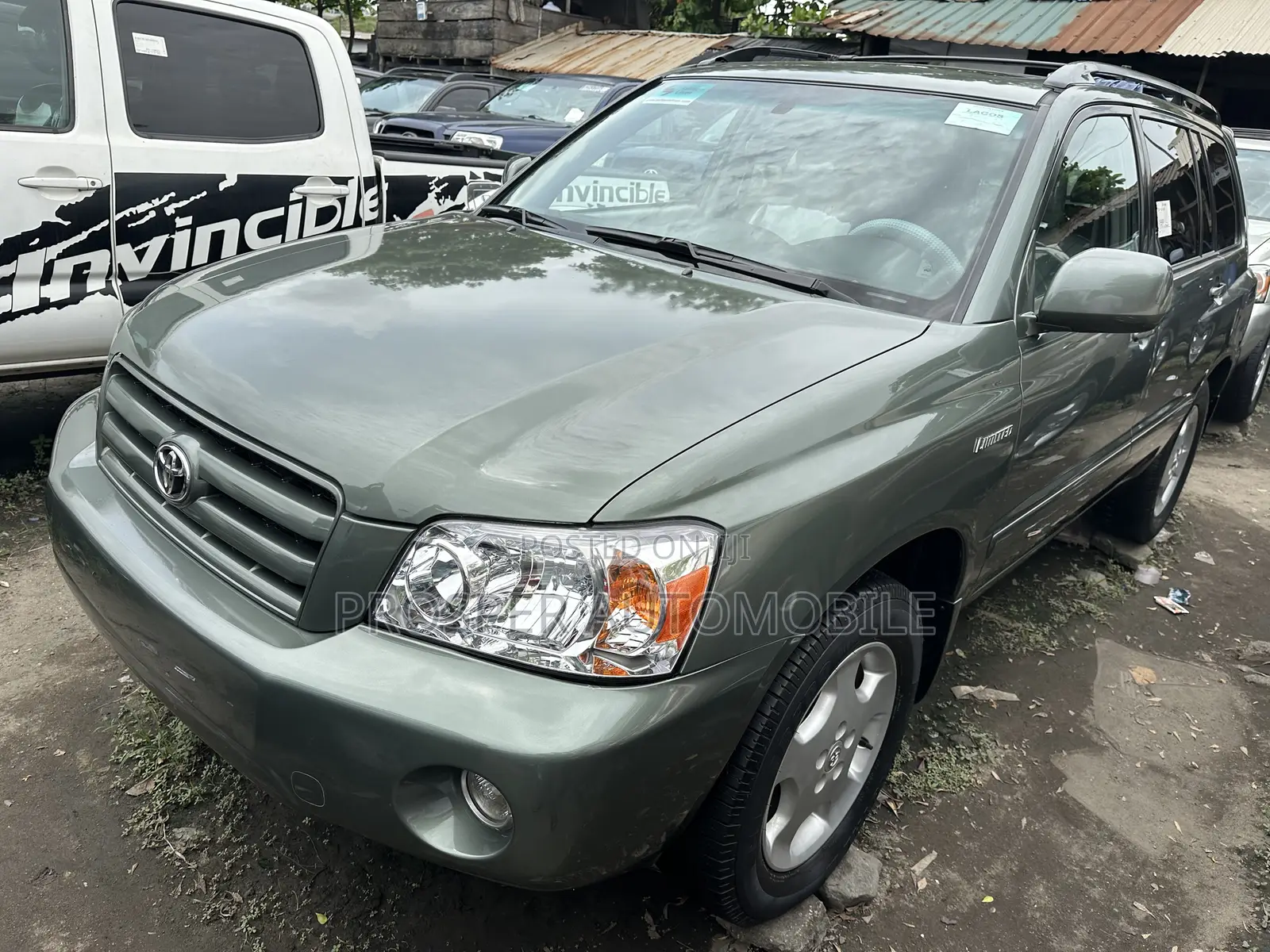 Toyota Highlander Limited V6 4x4 2007 Green