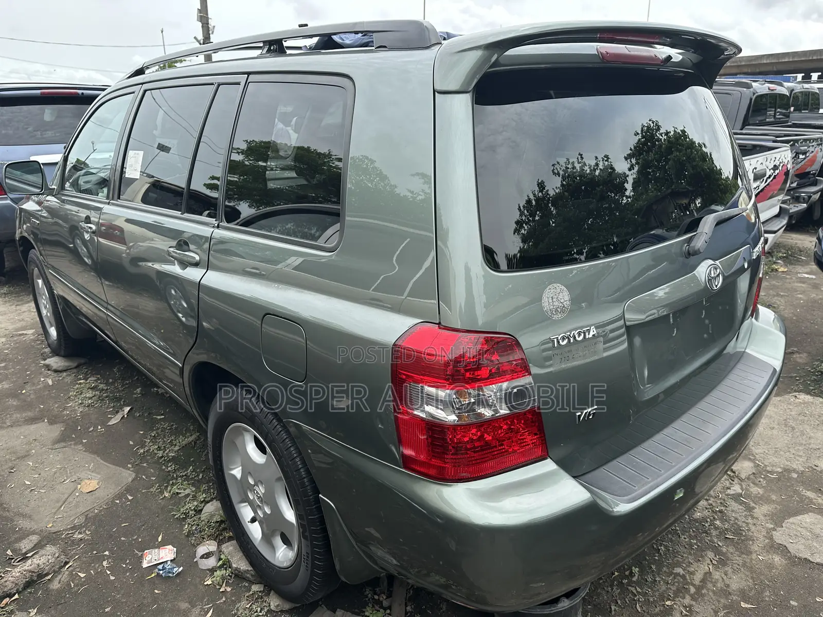 Toyota Highlander Limited V6 4x4 2007 Green