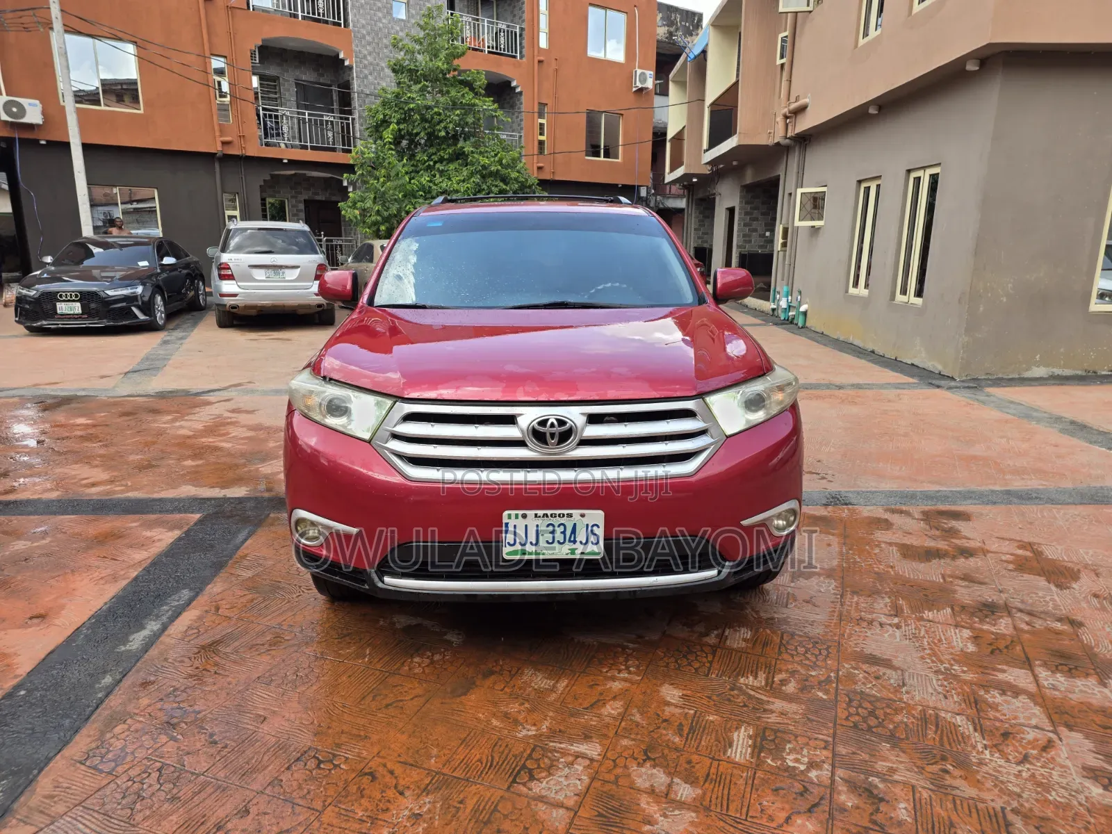 Toyota Highlander Limited 3.5l 4WD 2013 Red