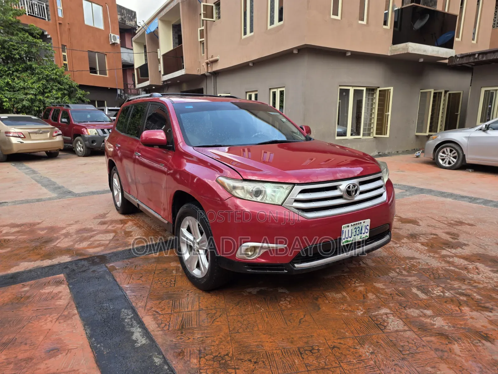 Toyota Highlander Limited 3.5l 4WD 2013 Red