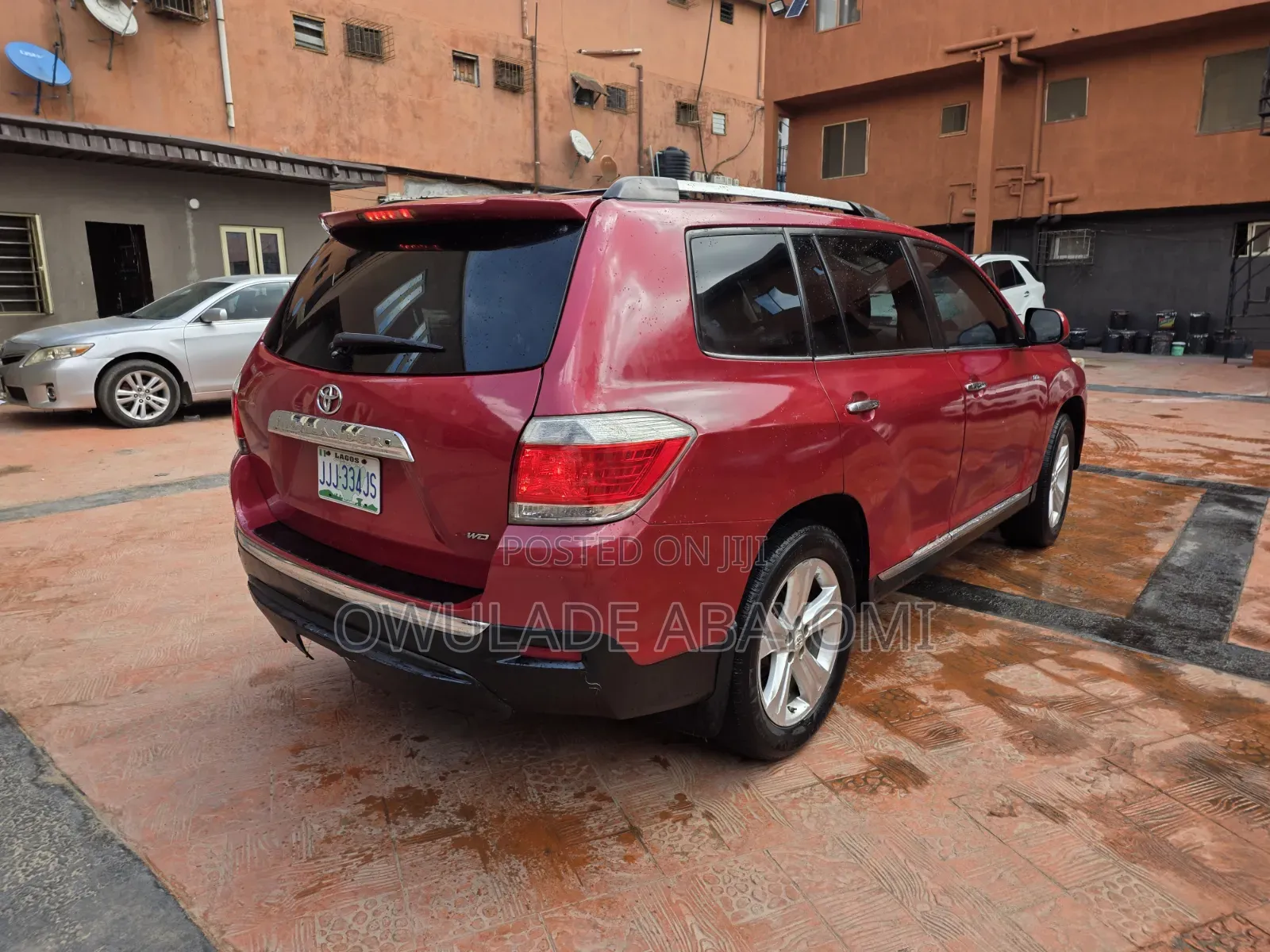 Toyota Highlander Limited 3.5l 4WD 2013 Red