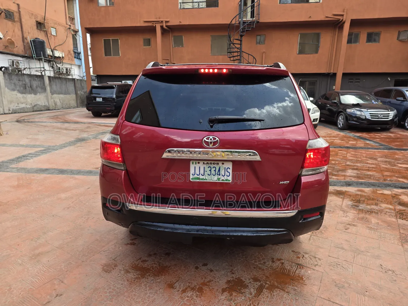 Toyota Highlander Limited 3.5l 4WD 2013 Red