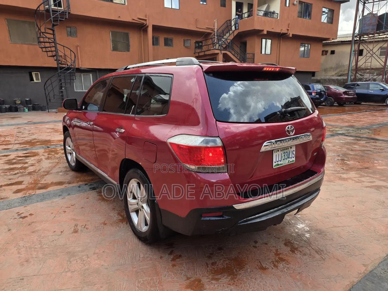 Toyota Highlander Limited 3.5l 4WD 2013 Red