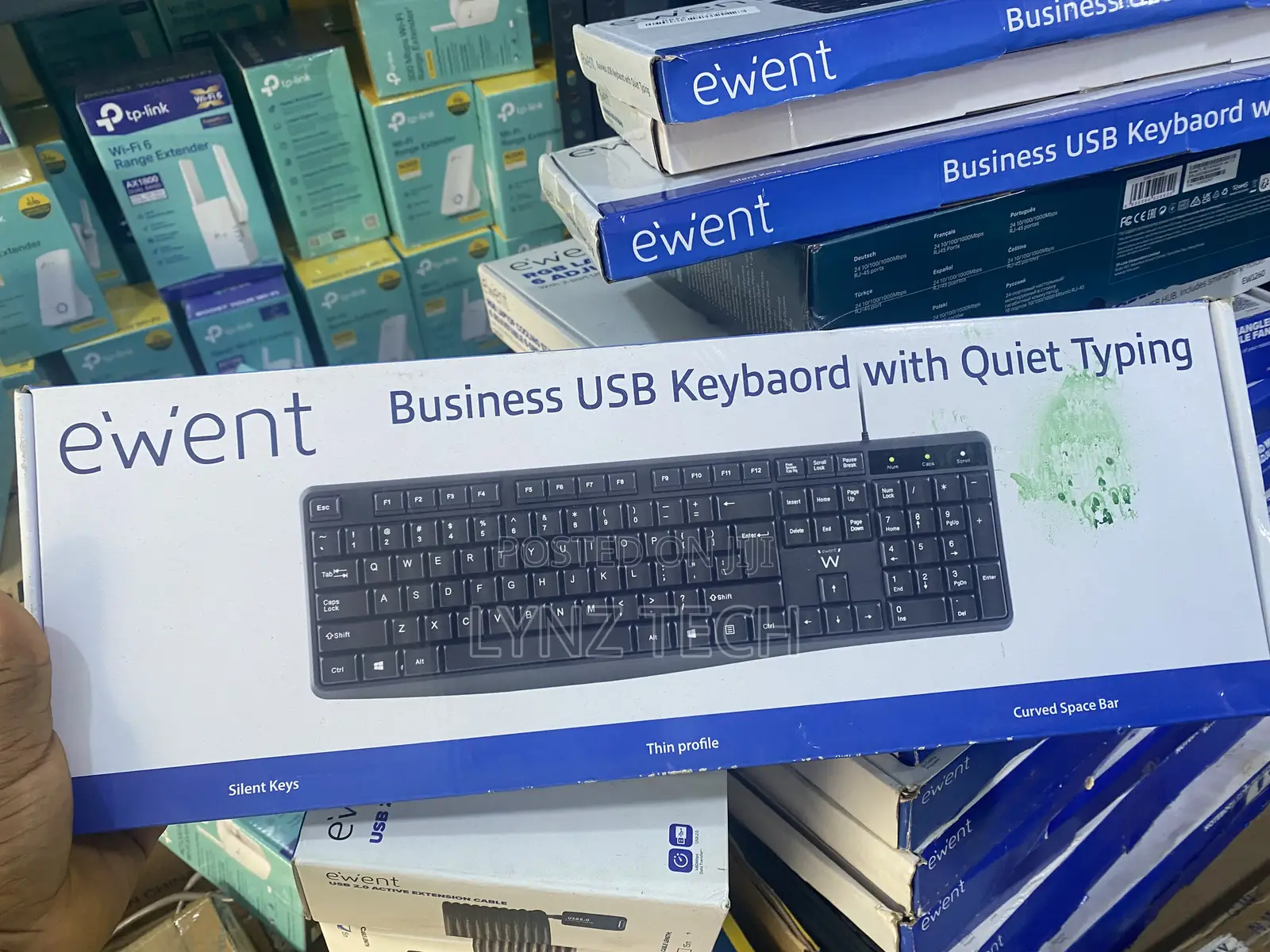 Ewent Business Usb Keyboard With Quiet Typing (Wired)