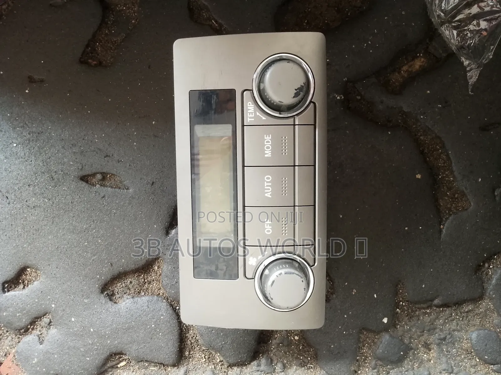 Ac Control for Highlander 013 Back With Screen