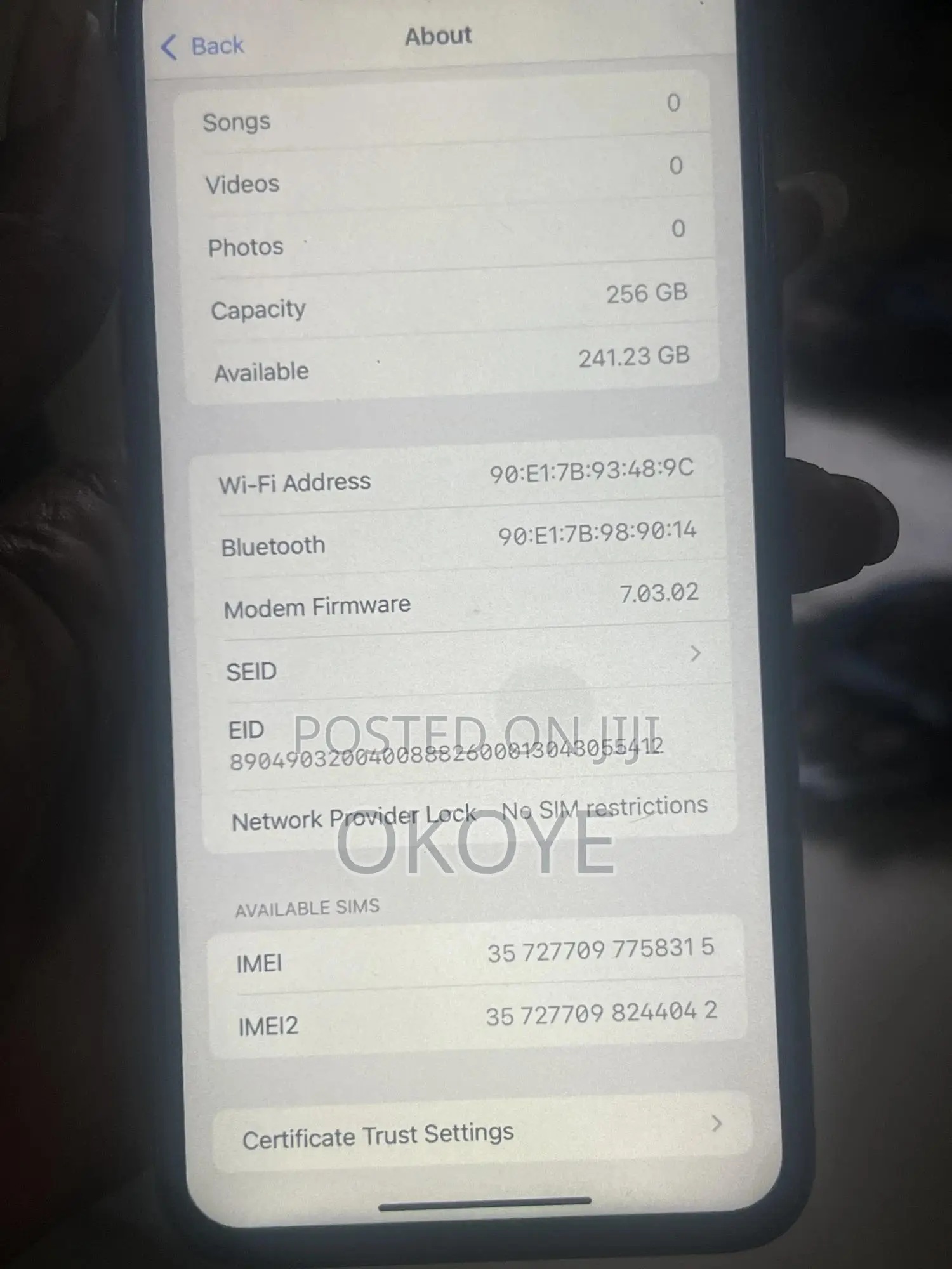 Apple iPhone XS Max 256 GB Black