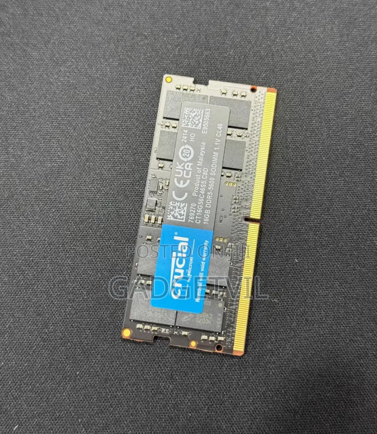 Micron 16gb Ddr5 5600mhz Ram Crucial