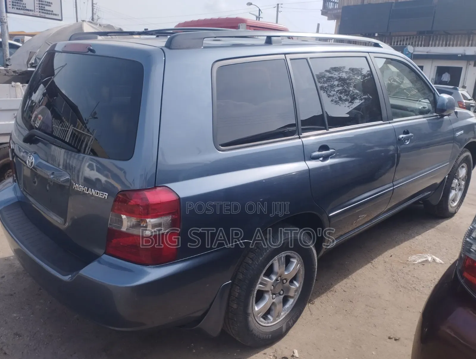 Toyota Highlander V6 2005 Blue