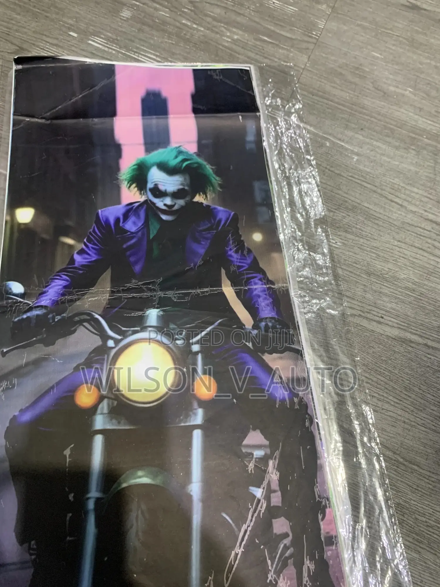 Joker on Bike Car Door Pillar Sticker – Premium Vinyl Wrap