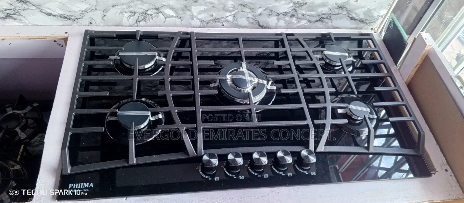Built in 5 Burner Gas Cooker