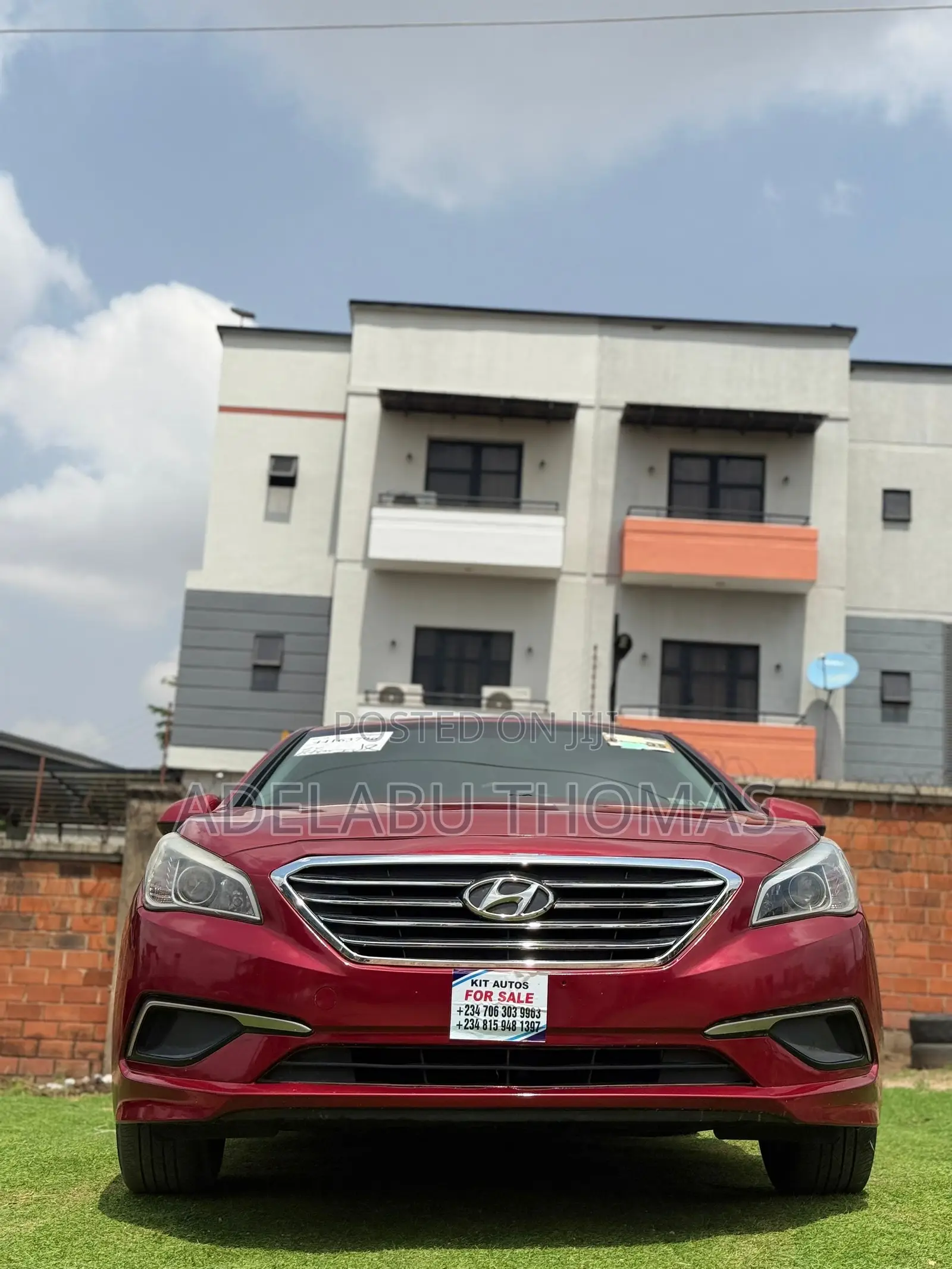 Hyundai Sonata ECO Sedan FWD (1.6L 4cyl 7A) 2017 Red