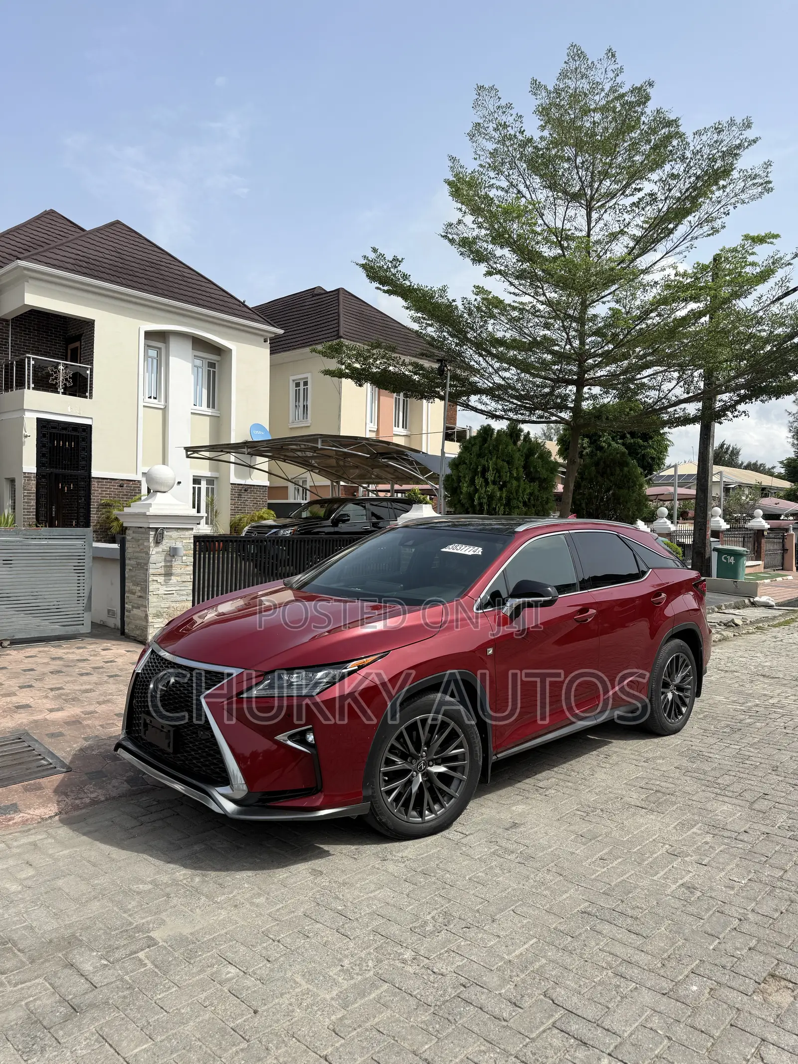 Lexus RX 350 F Sport AWD 2017 Red