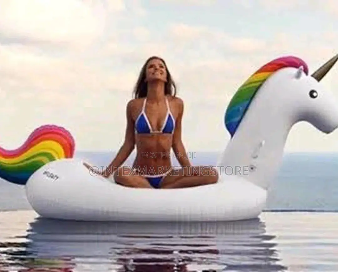 Mega Unicorn Inflatable Pool Island Float