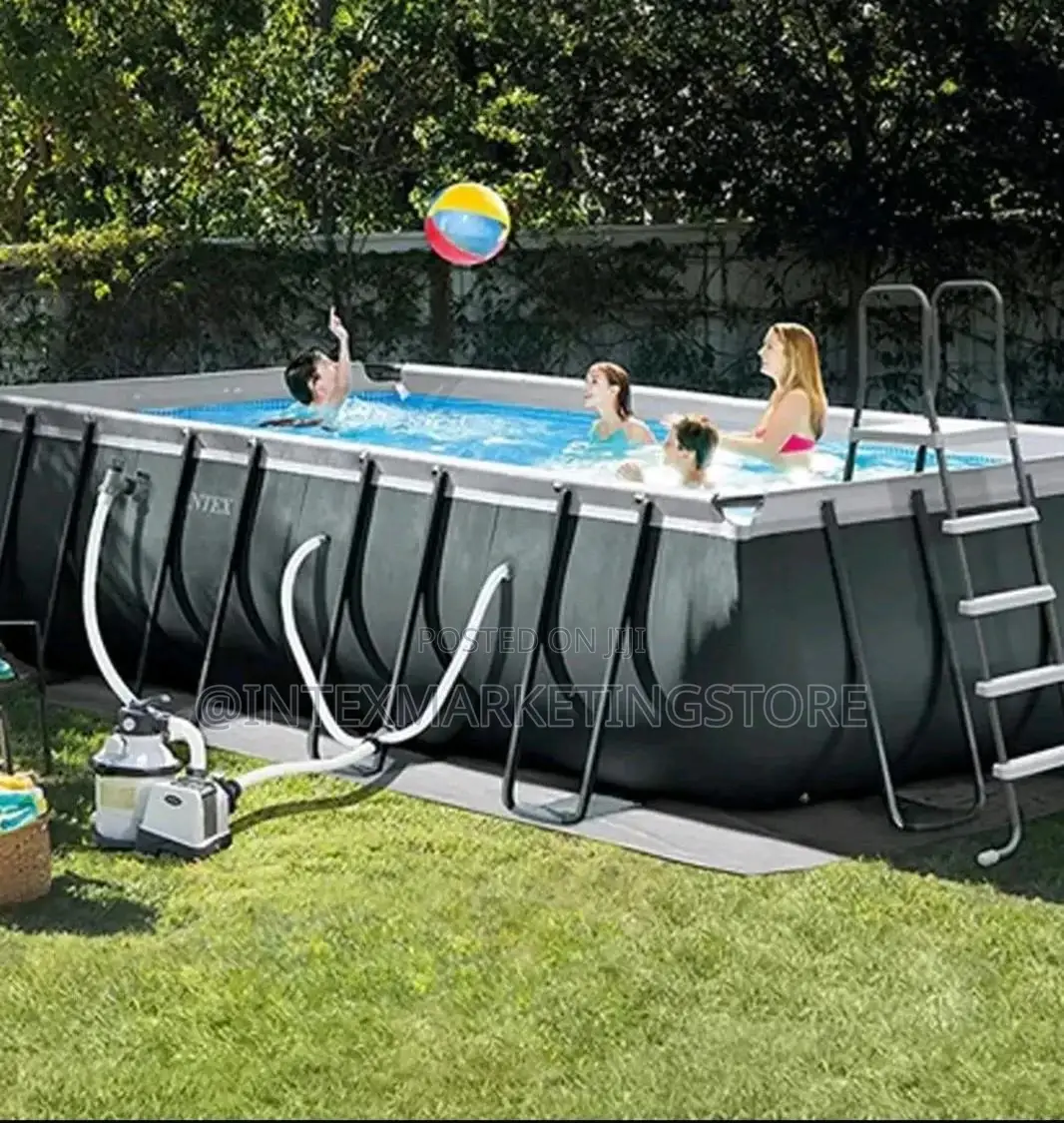 Intex Ultra Xtr Frame Rectangular Pool Set 18ft X 9ft X52"
