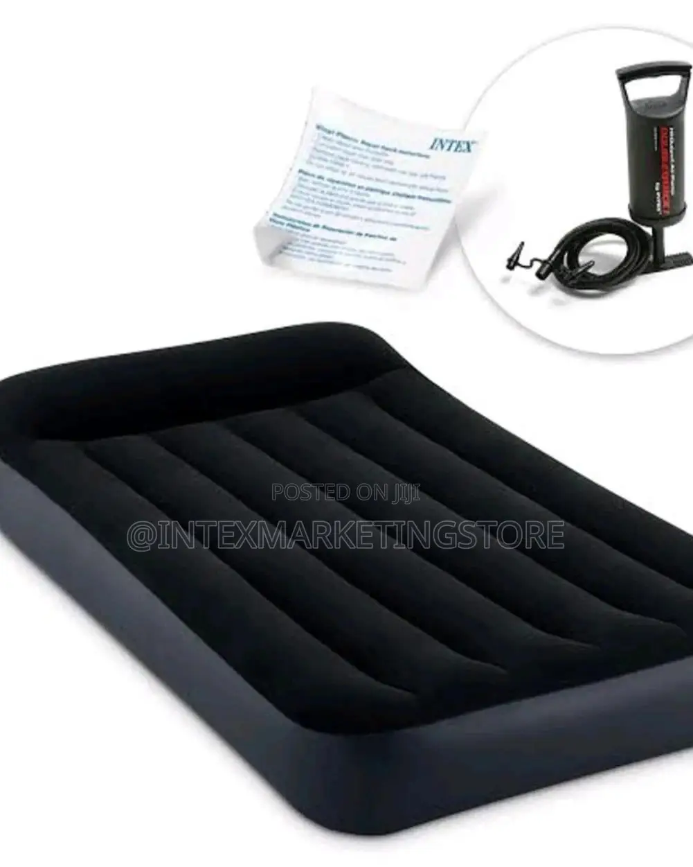 Intex Air Bed (39"X75"X10") Twin Dura Beam Standard
