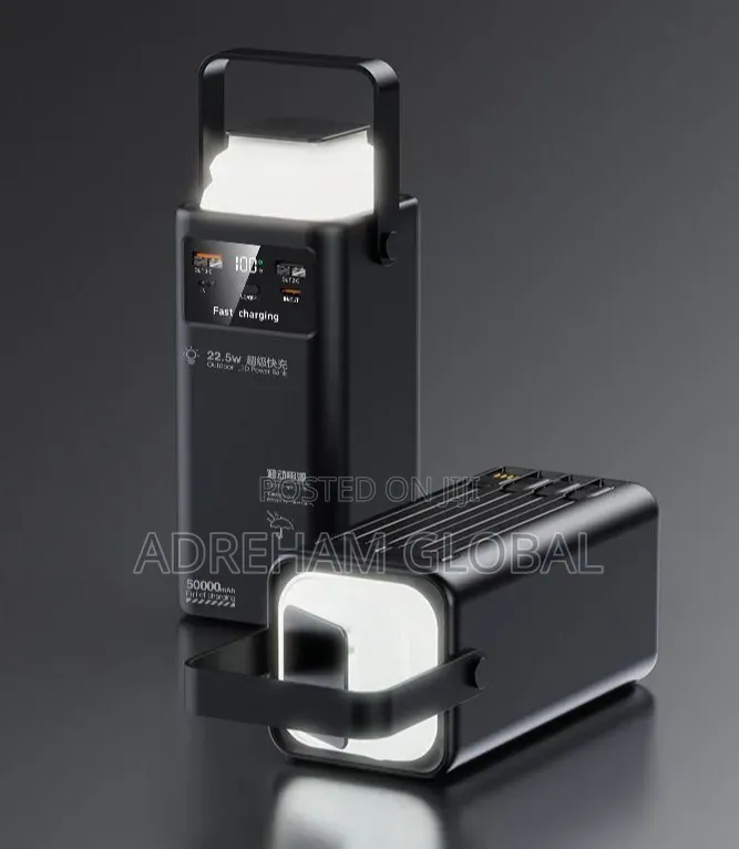30000mah Ultra Fast Charging Power Bank With Led