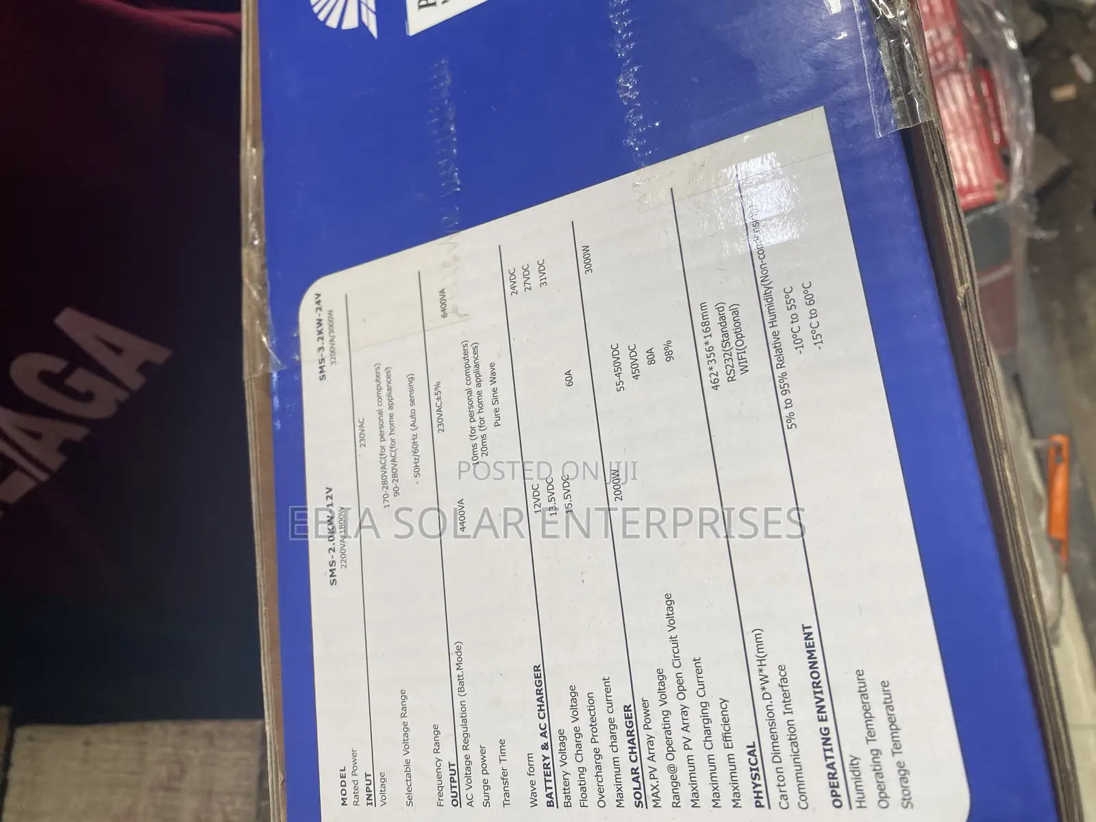 2kva SMS Solar Inverter 12v