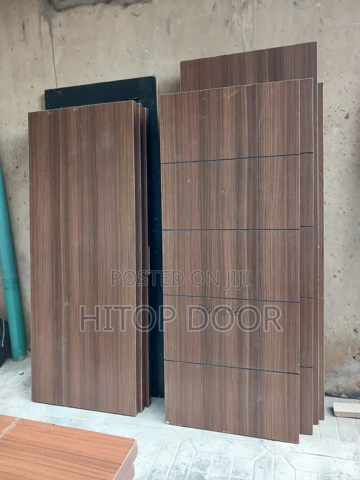 Classic HDF Door(American Coffee)With Frame and Architrave