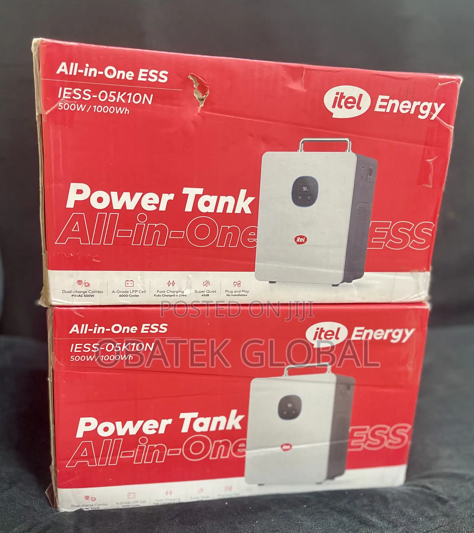 1000wh Itel Power Tank Solar Generator