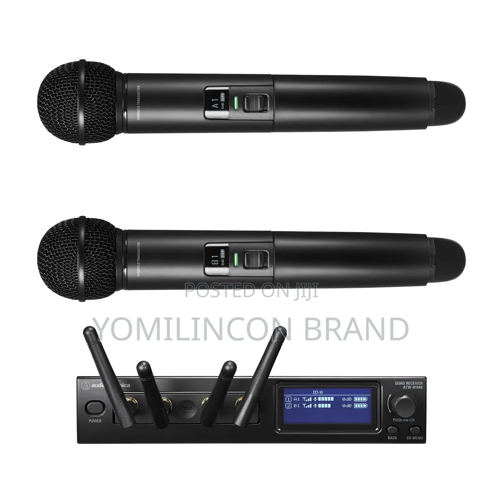 Audio-Technica Atw-1422 Dual Handheld Wireless Microphone