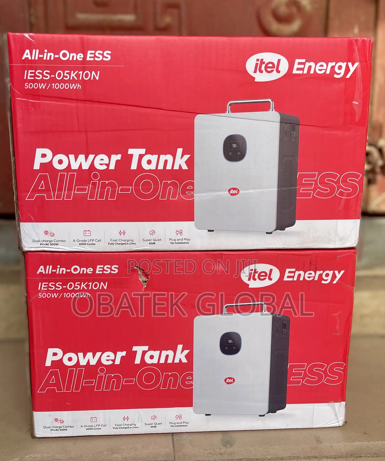 1000wh Itel Power Tank Solar Generator