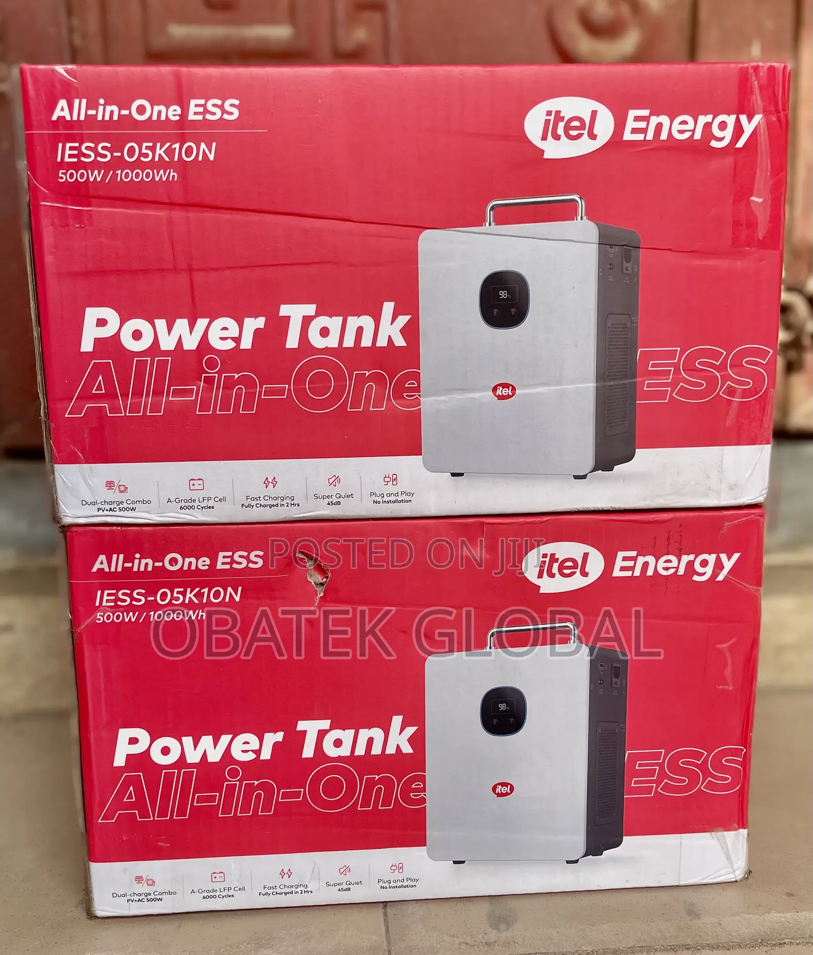 1000wh Itel Power Tank Solar Generator