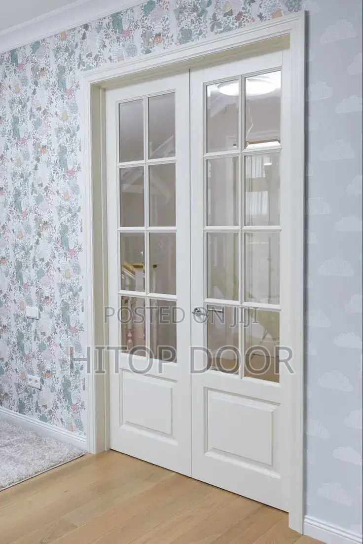 Modern HDF French Double Door