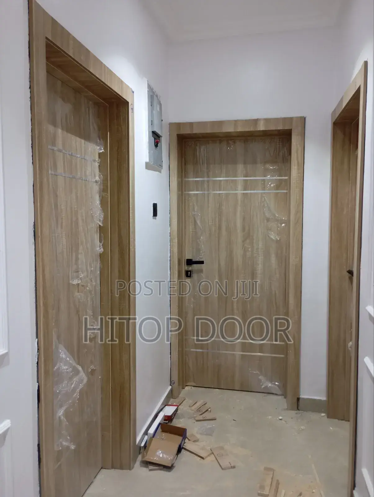 Modern HDF Door Swiss Colour With Frame and Architrave