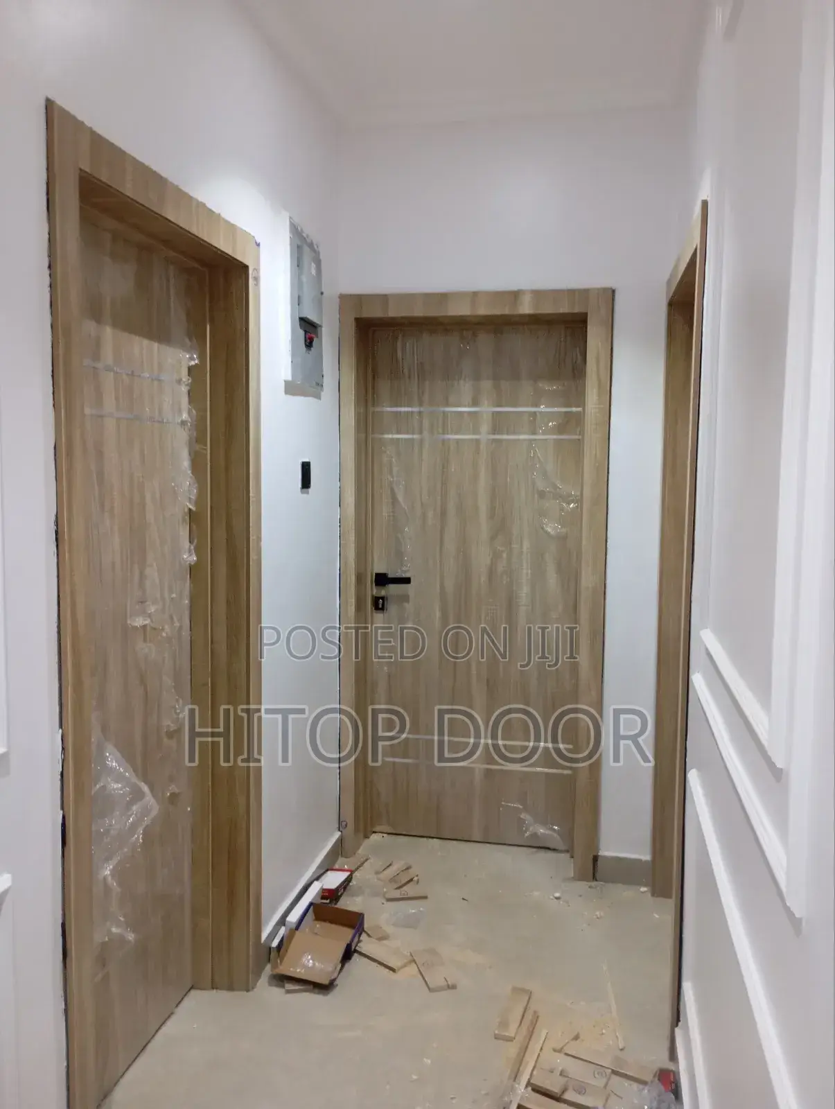 Modern HDF Door Swiss Colour With Frame and Architrave