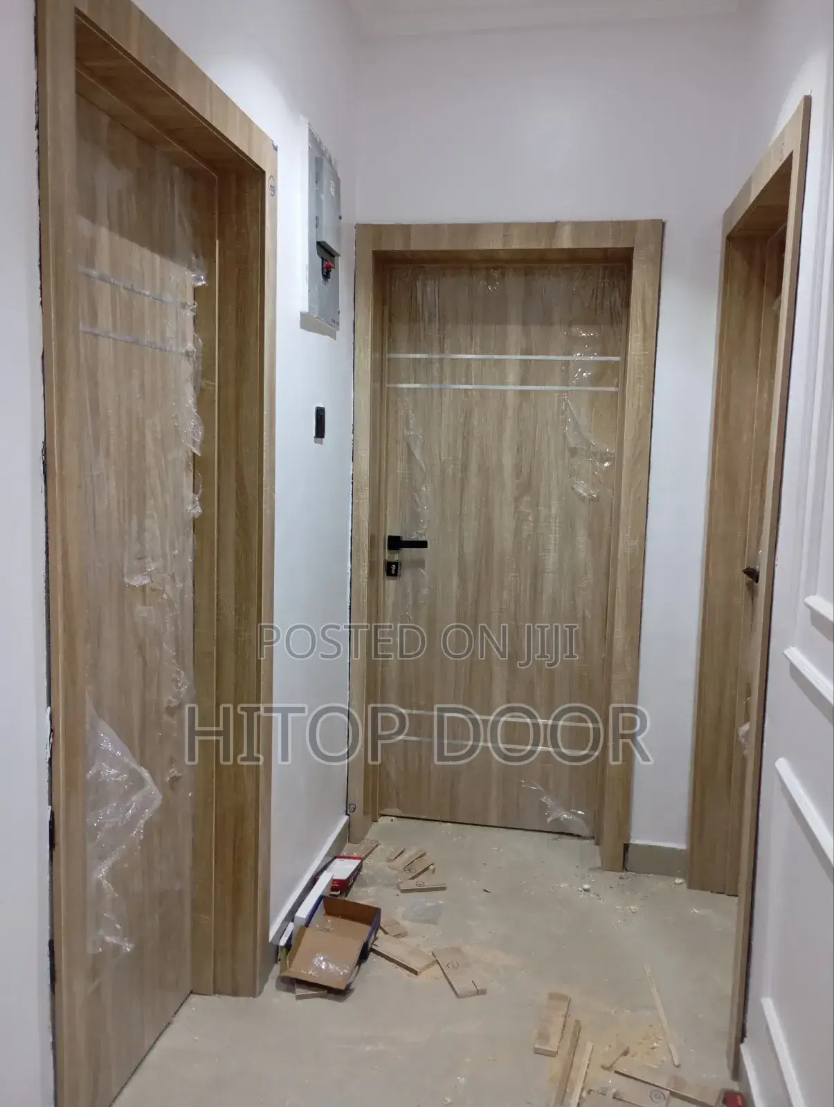 Modern HDF Door Swiss Colour With Frame and Architrave