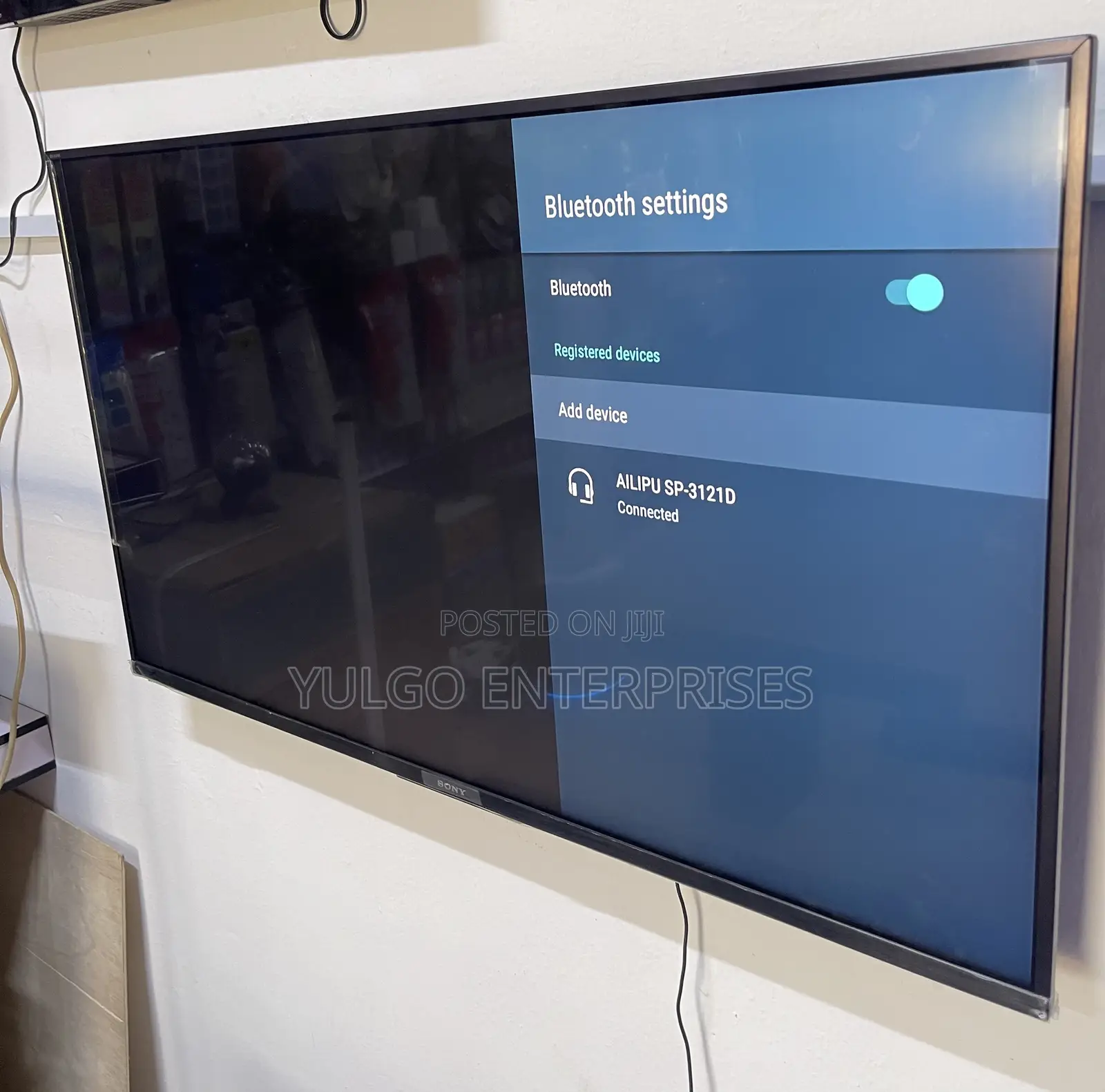 Sony 43”Smart Tv With Netflix, Youtube, Bluetooth Cast, Remote Control