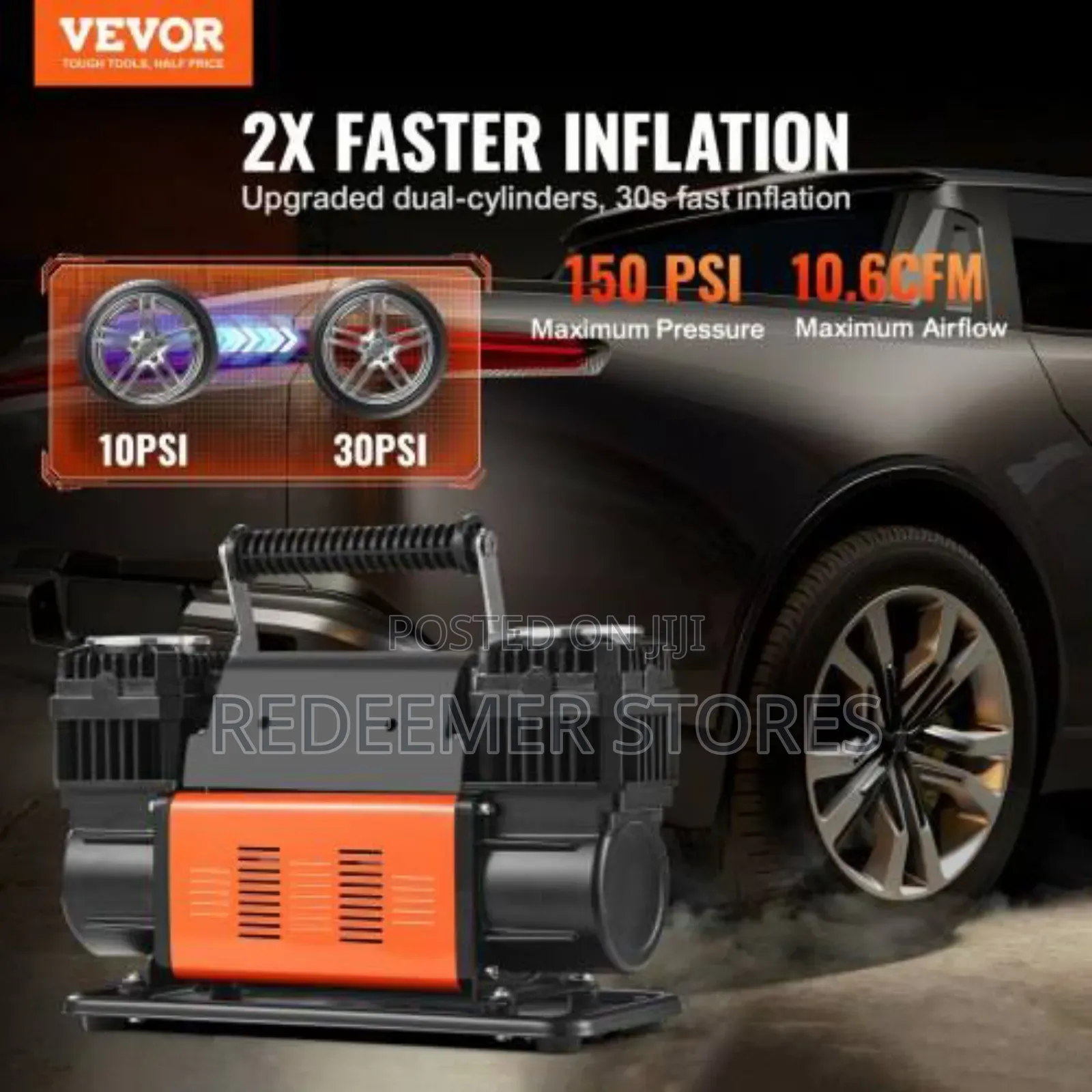 Heavy Duty Tire Inflator for Truck Tires / 30s Fast Inflation