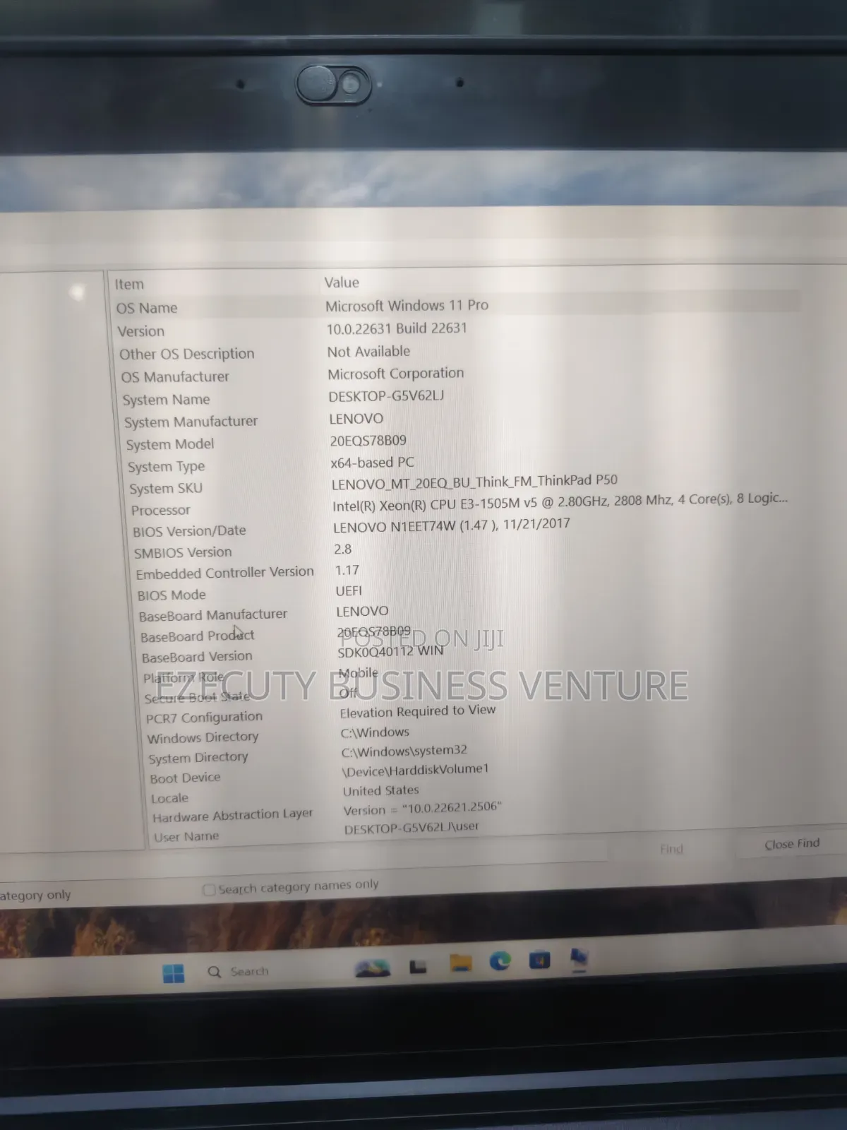 Laptop Lenovo ThinkPad P50 16GB Intel Xeon SSD 256GB