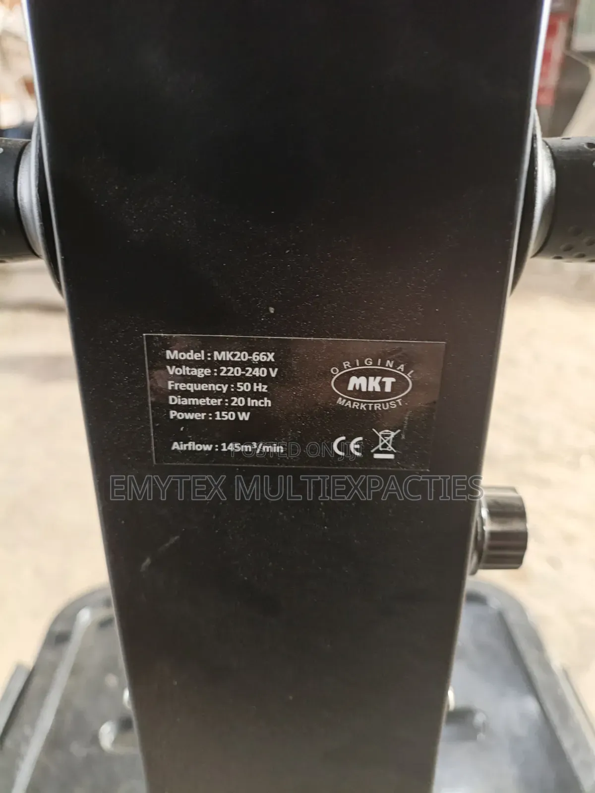 Mkt Mist Fan 500mm 20inches