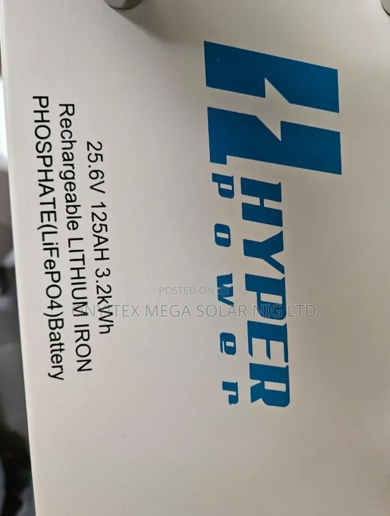 Hyper Power Lithium Ion Battery 3.2kwh 24v With Warranty