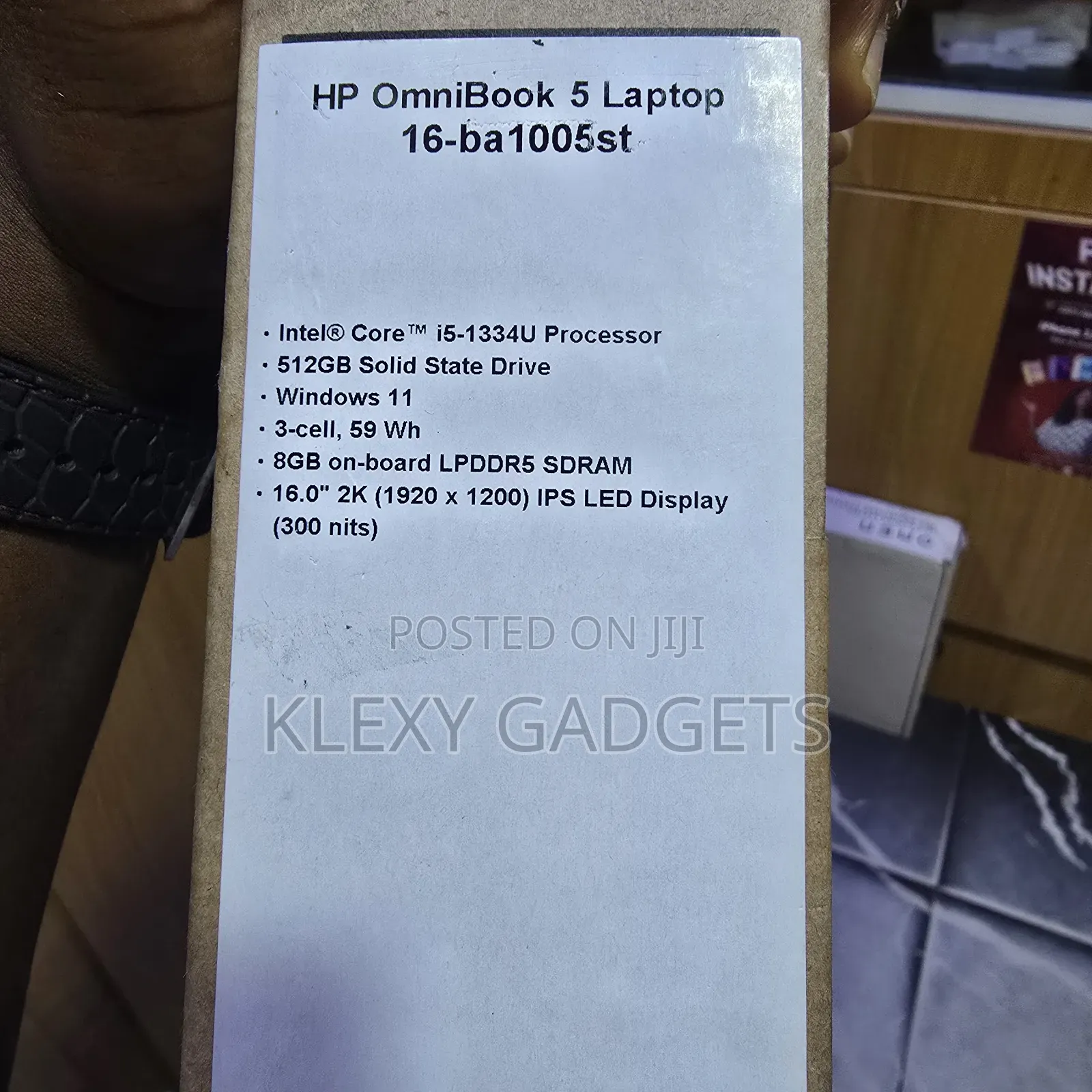 New Laptop HP OmniBook 5 16" 8GB Intel SSD 512GB