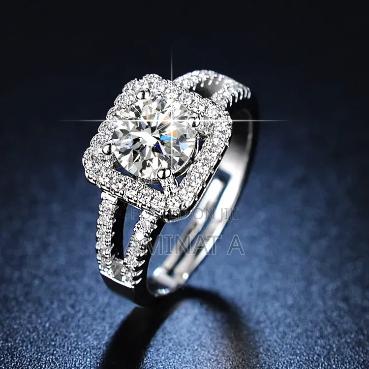 Proposal Engagement Ring With Free Case (Double Row)