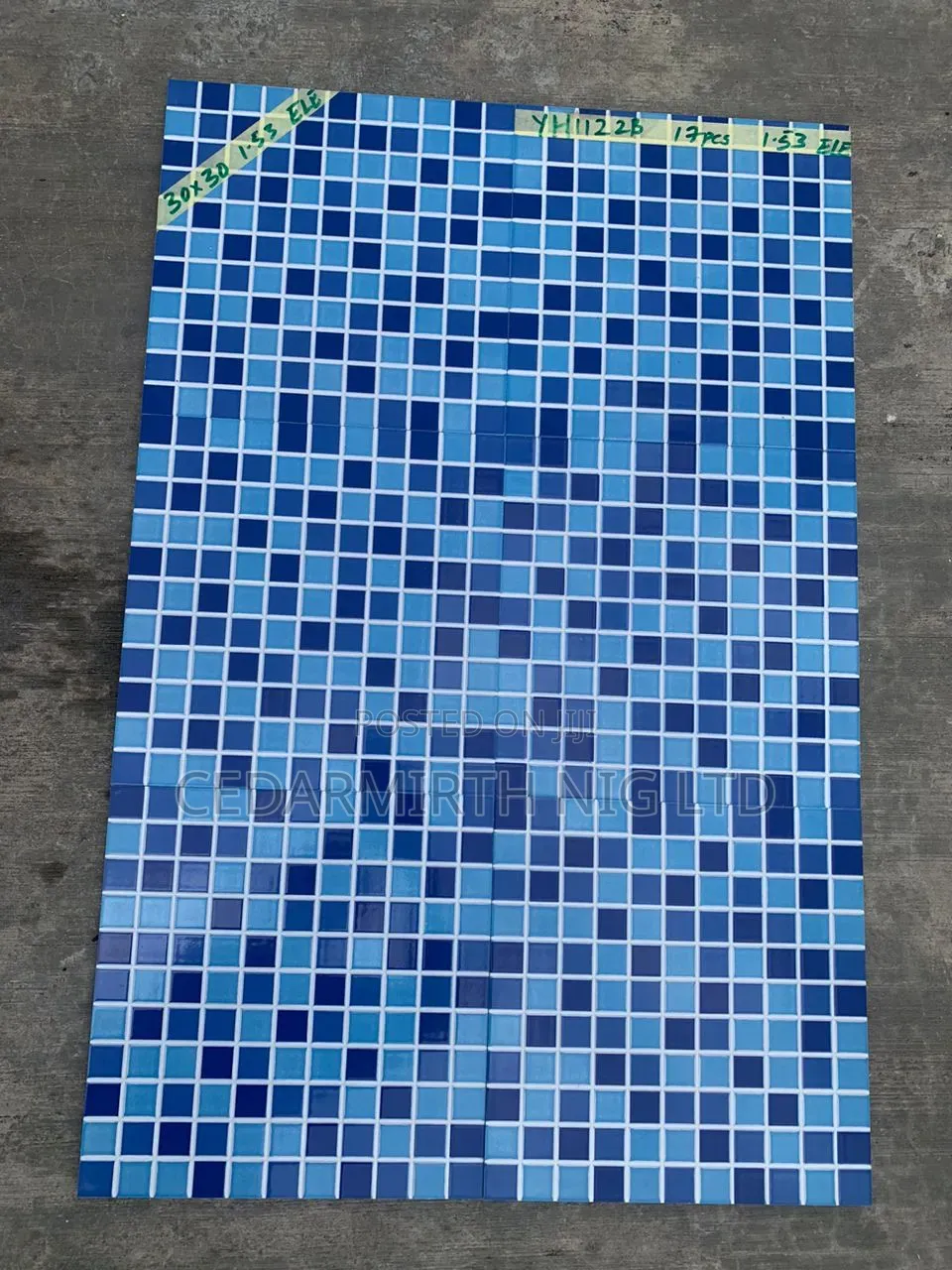 Swimming Pool Blue Mosaic ( Cedar) 21/4/26