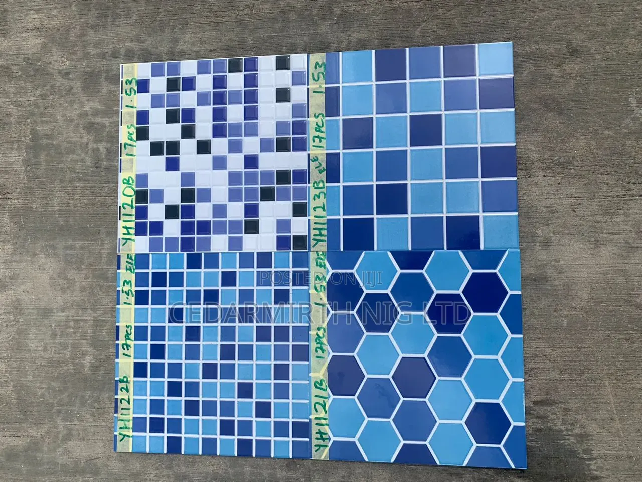 Swimming Pool Blue Mosaic ( Cedar) 21/4/26