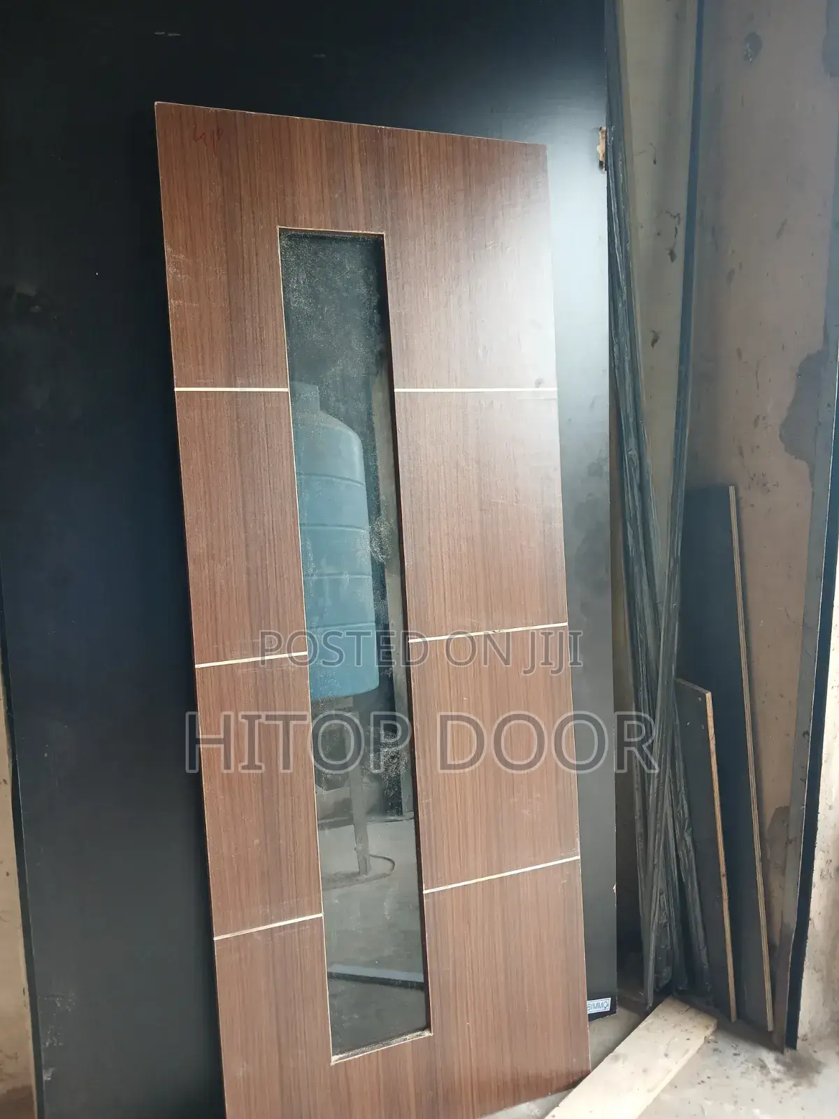 Classic HDF Glass Door With Frame and Architrave