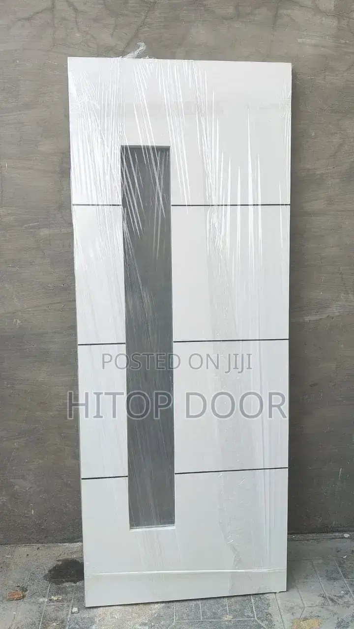 Classic HDF Glass Door With Frame and Architrave