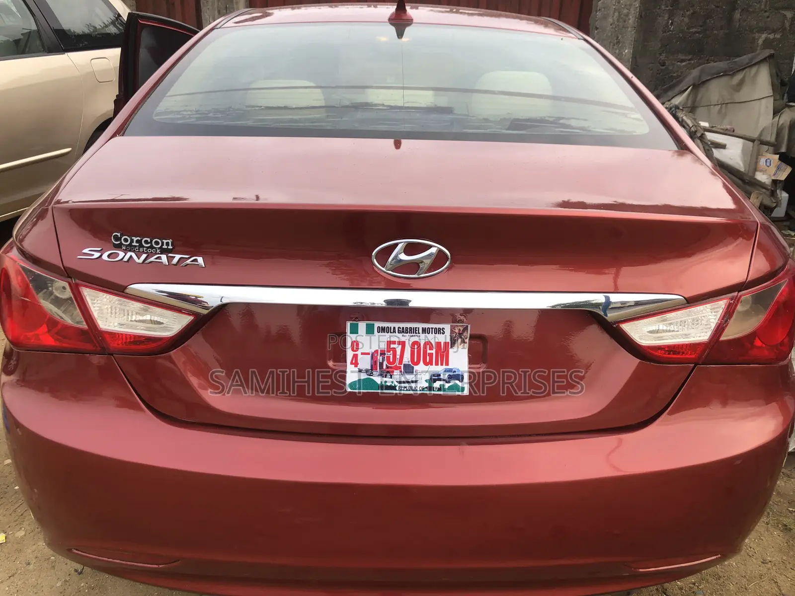 Hyundai Sonata Limited 2.0T Sedan (2.0L 4cyl 6A) 2013 Red