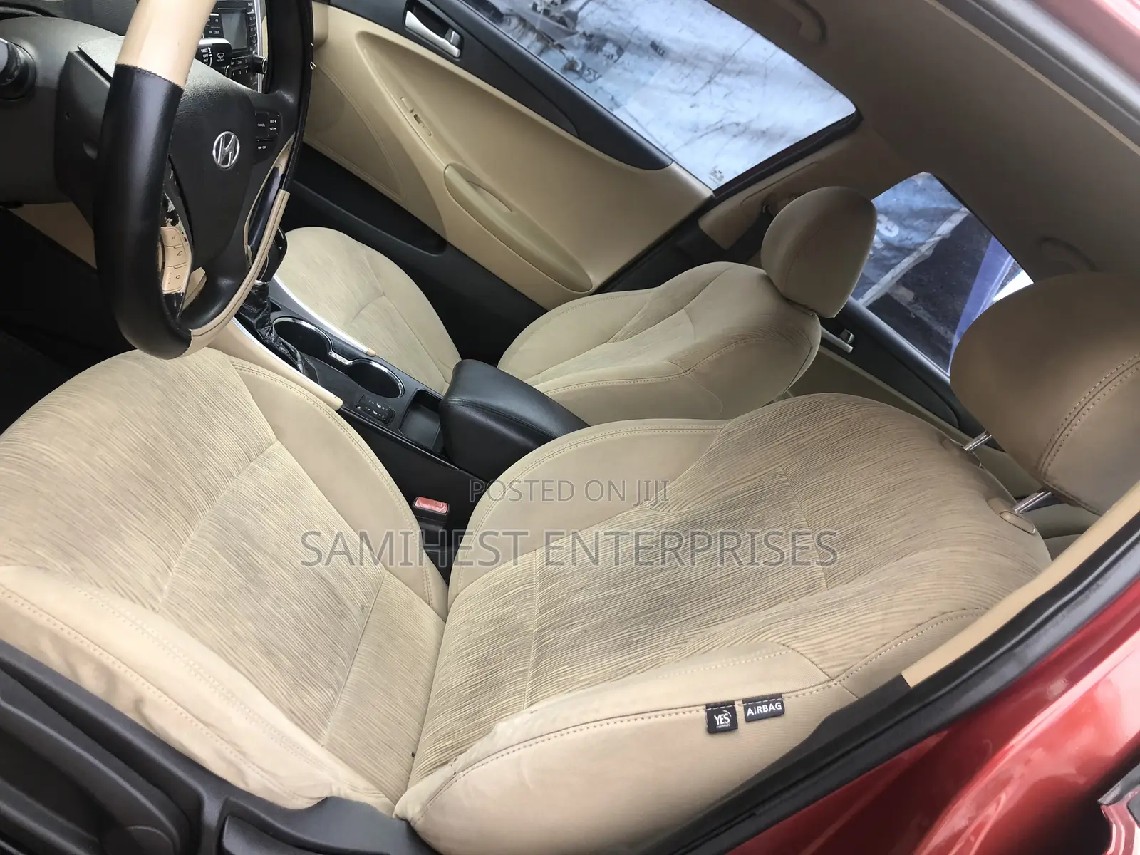 Hyundai Sonata Limited 2.0T Sedan (2.0L 4cyl 6A) 2013 Red