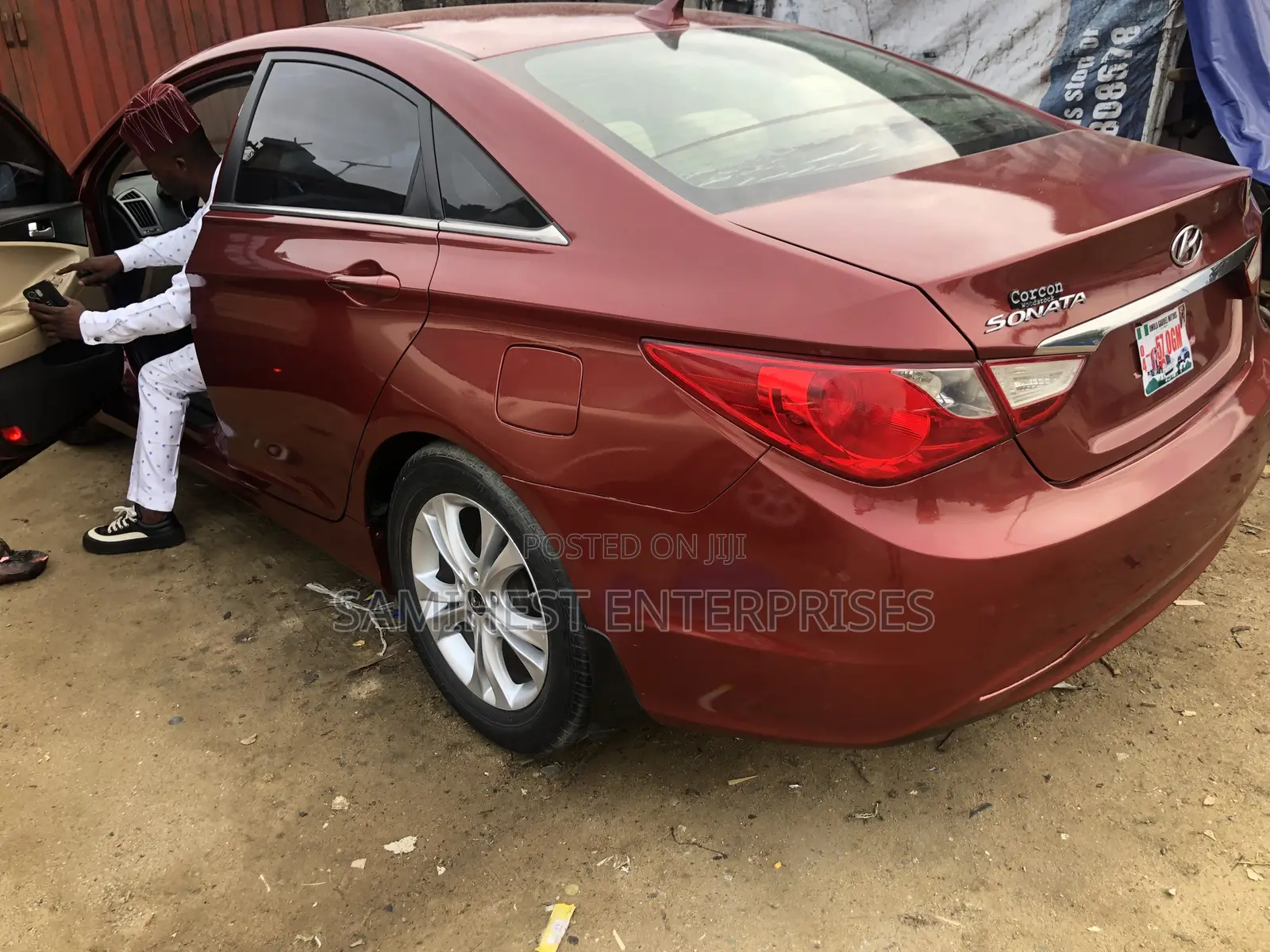 Hyundai Sonata Limited 2.0T Sedan (2.0L 4cyl 6A) 2013 Red