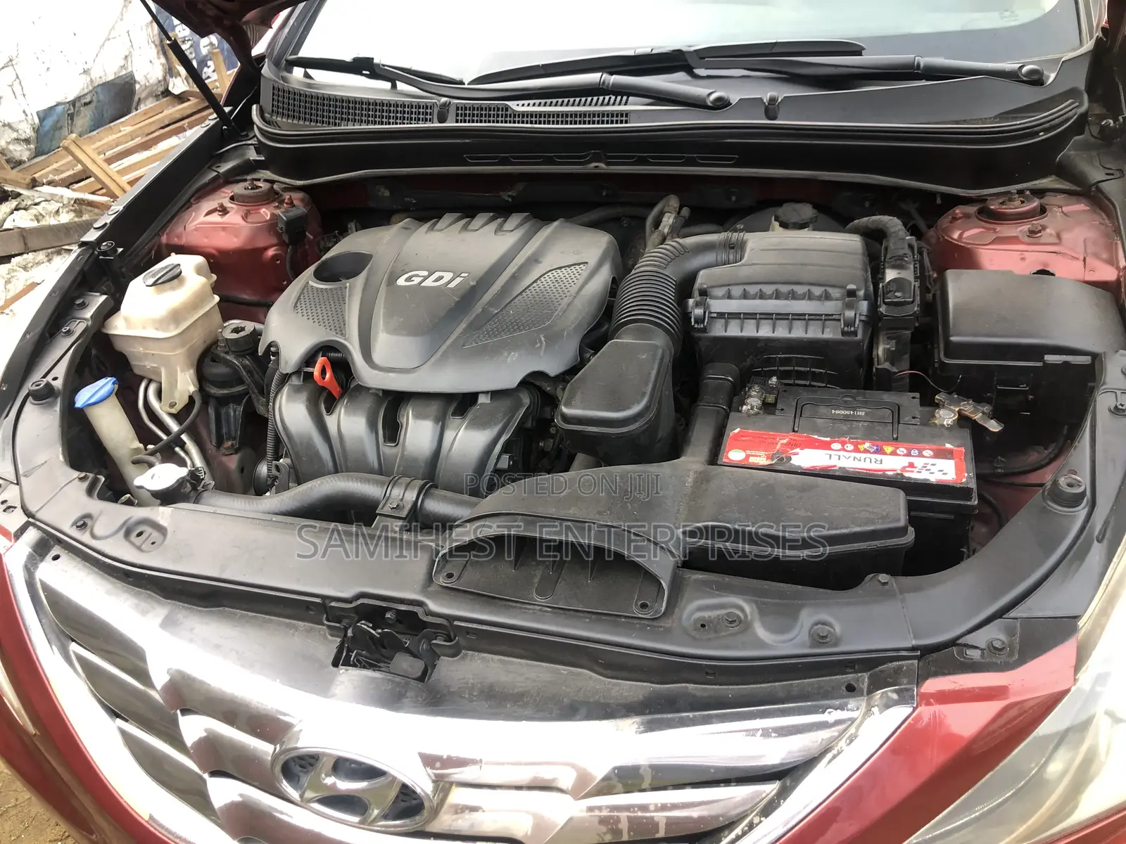 Hyundai Sonata Limited 2.0T Sedan (2.0L 4cyl 6A) 2013 Red