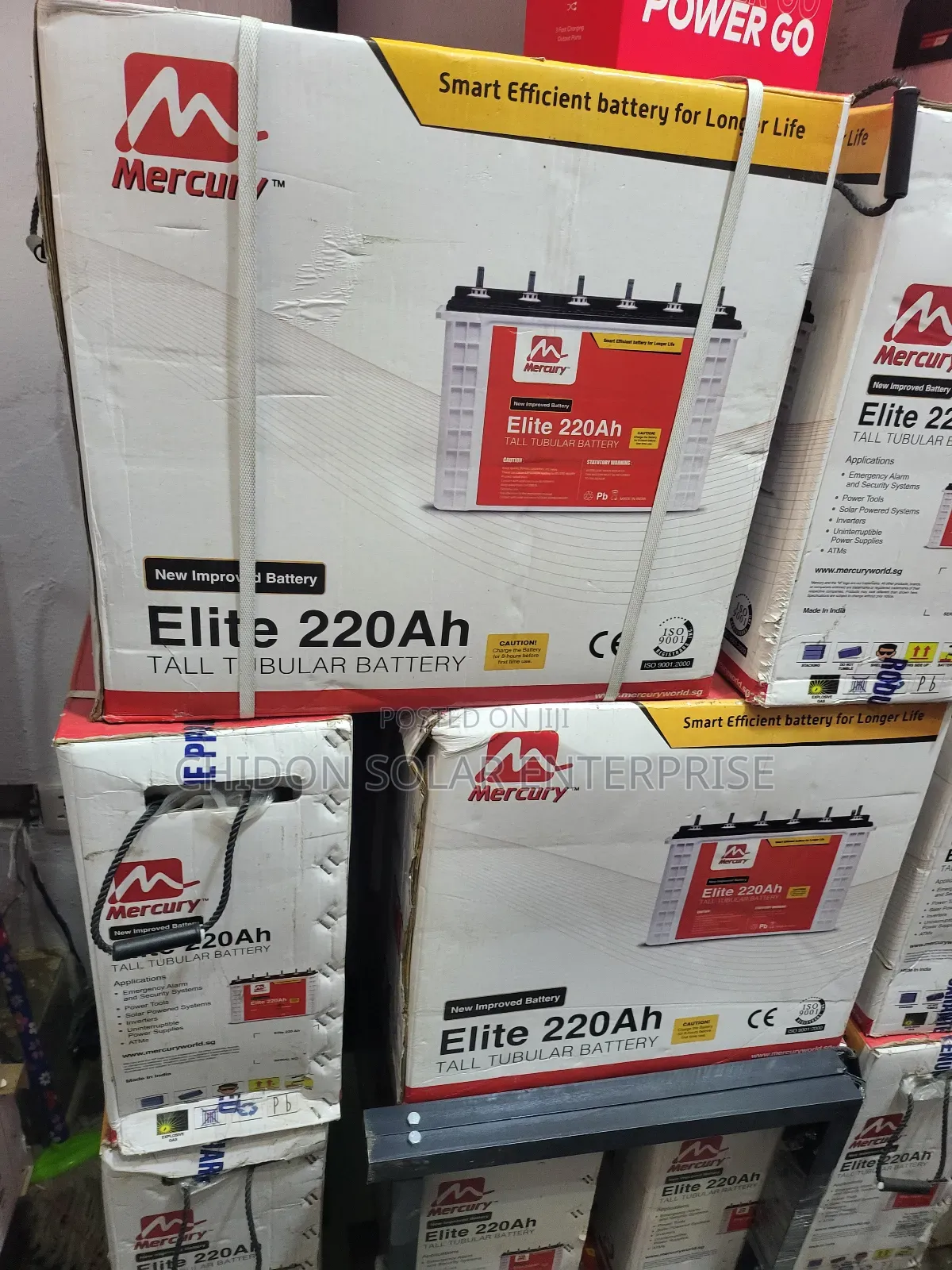 220ah 12v Murcury Tubular Battery