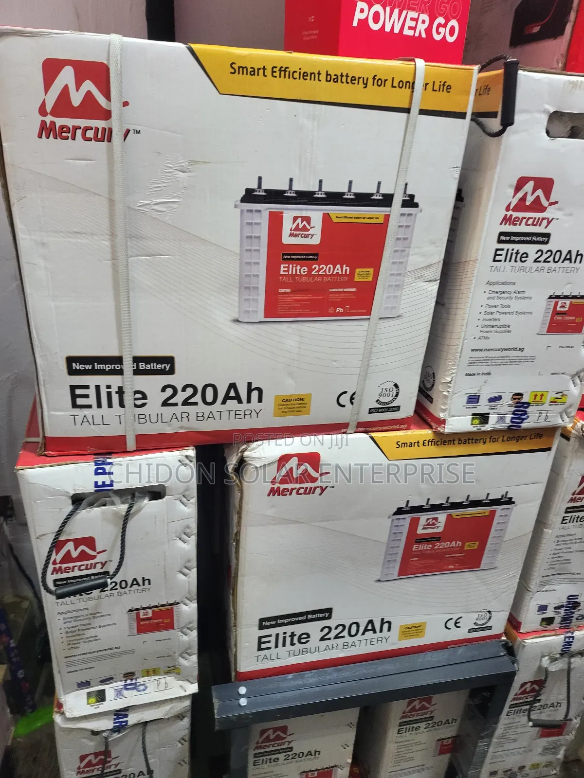 220ah 12v Murcury Tubular Battery