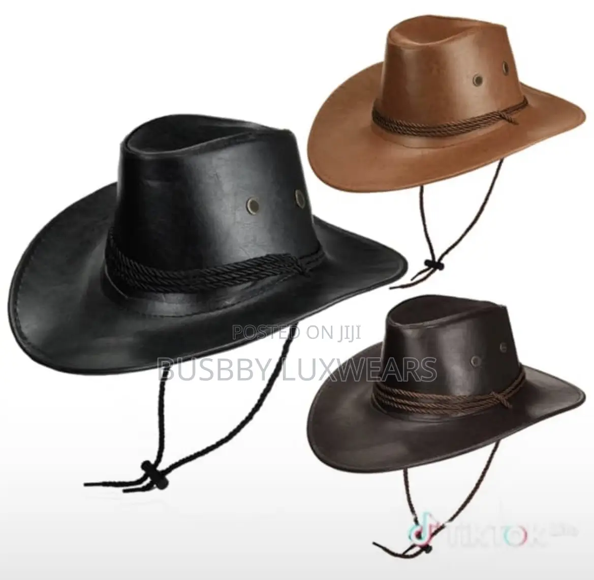 New Leather Cowbow Hats
